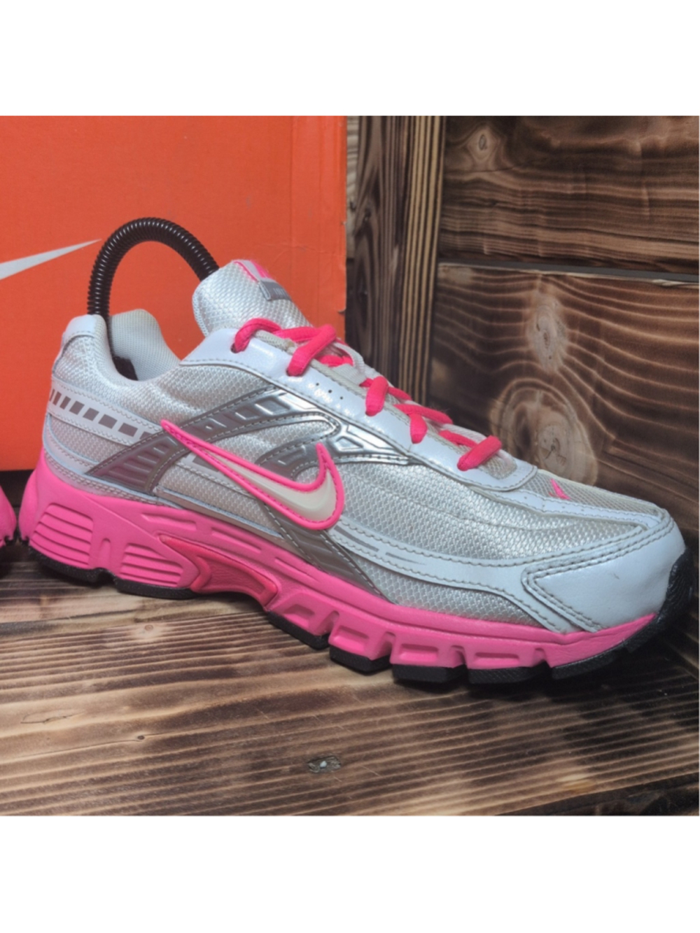 Nike Womens Size 7 Initiator Walking Running Exercise Sneakers Shoes 394053-106 - Picture 6 of 8